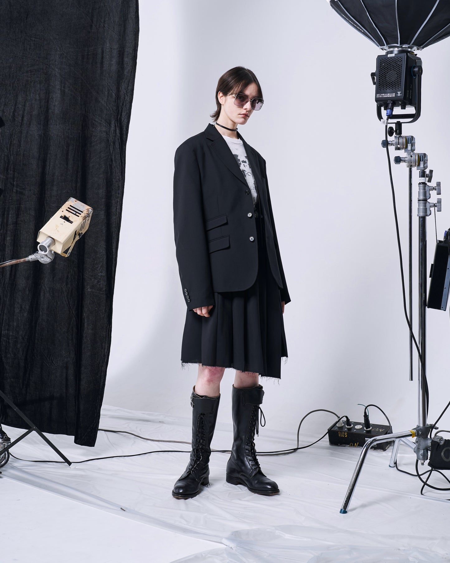 3B SINGLE-BREASTED WOOL JACKET