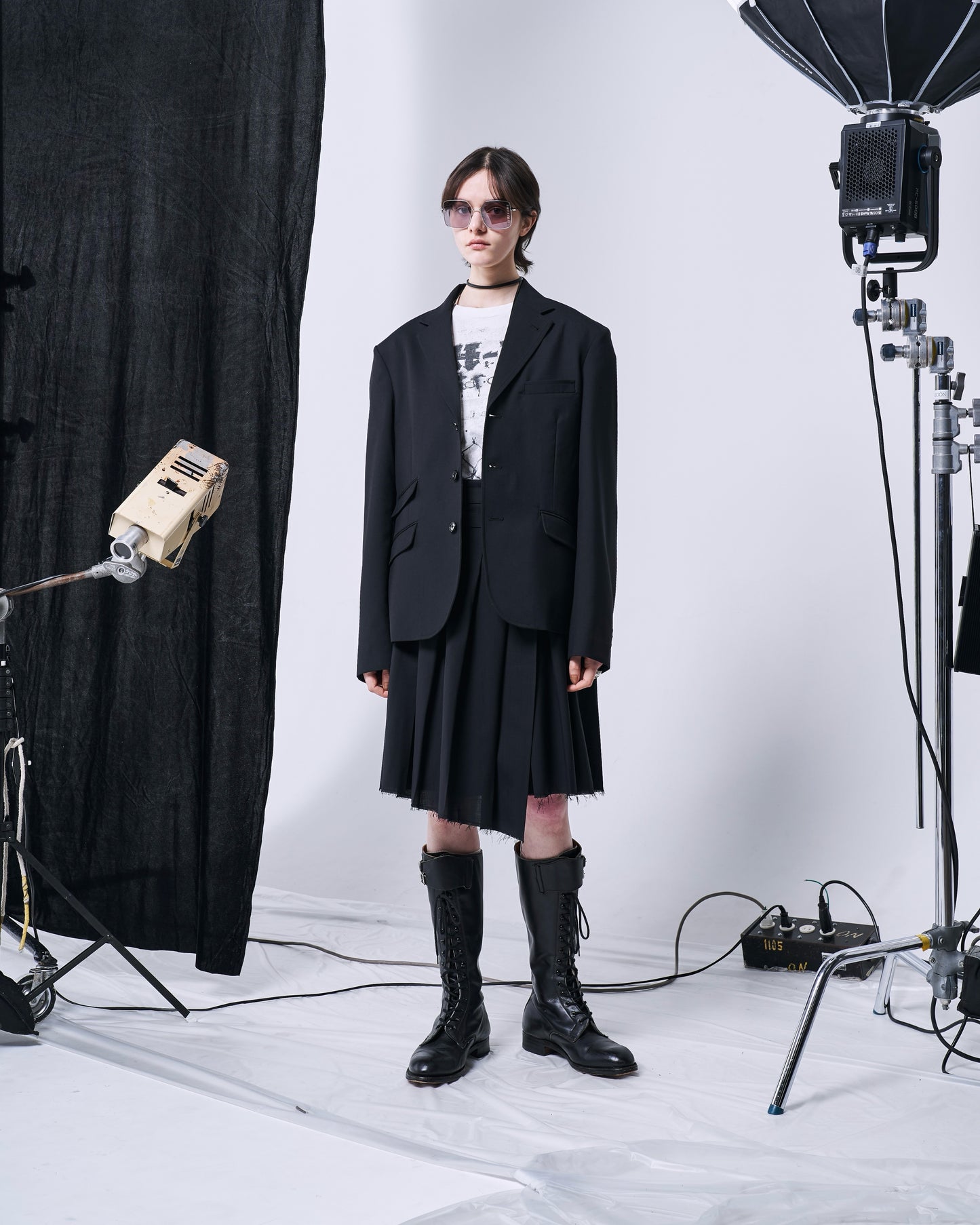 3B SINGLE-BREASTED WOOL JACKET