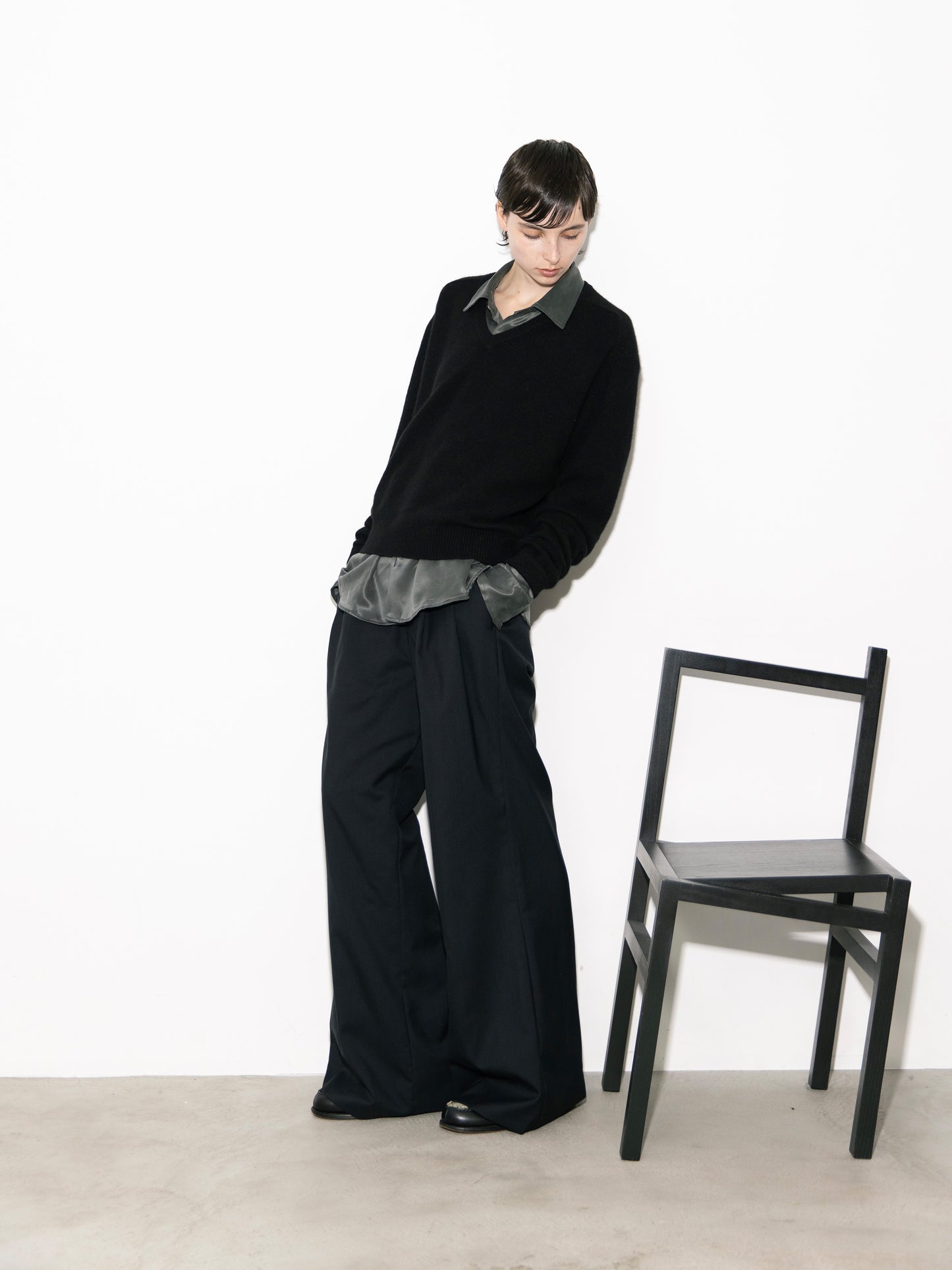 Refined Minimal Cupro Shirt