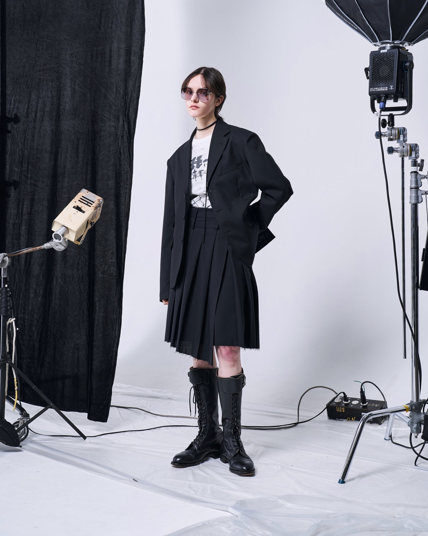 3B SINGLE-BREASTED WOOL JACKET
