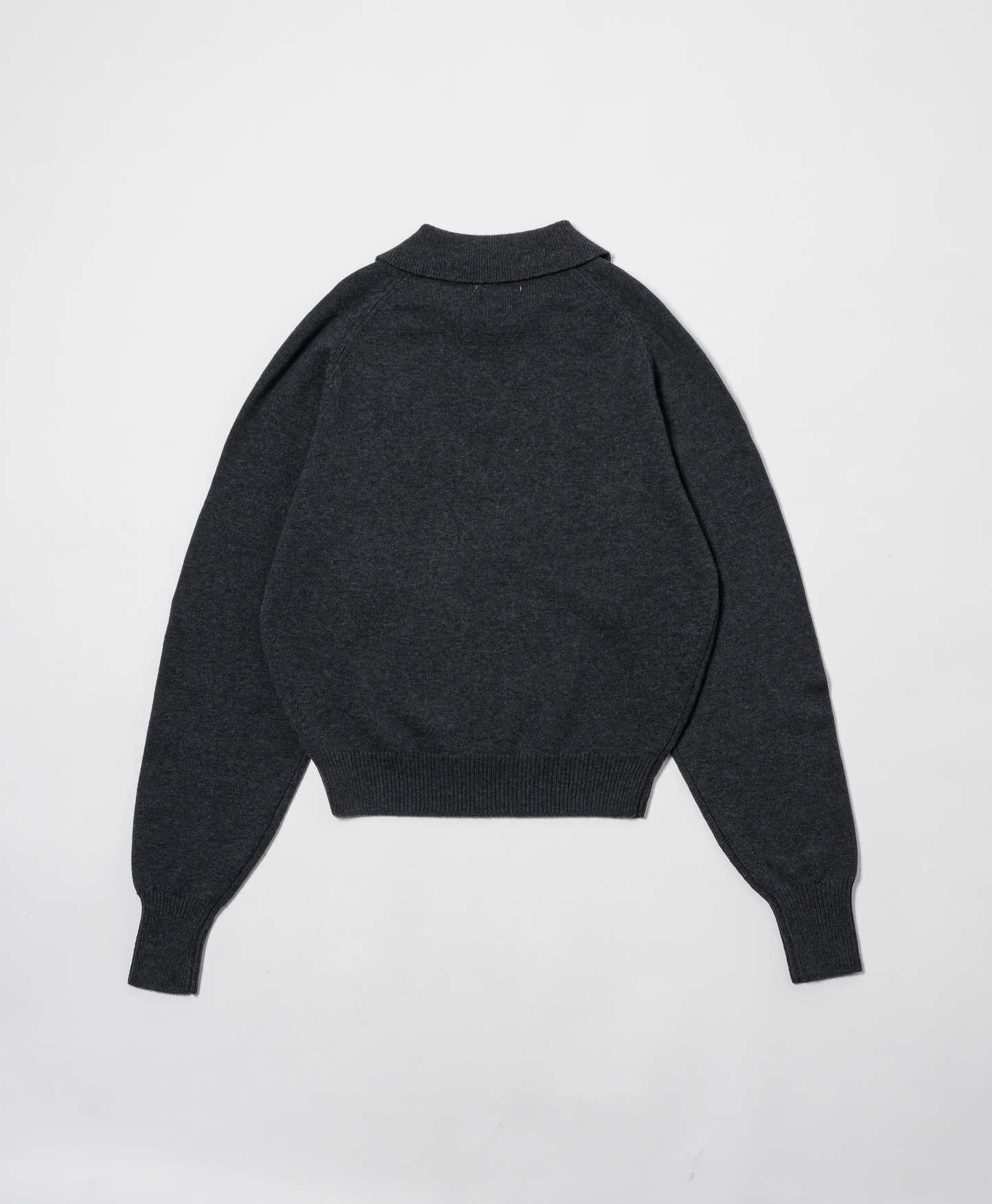 COTTON WOOL SKIPPER KNIT POLO