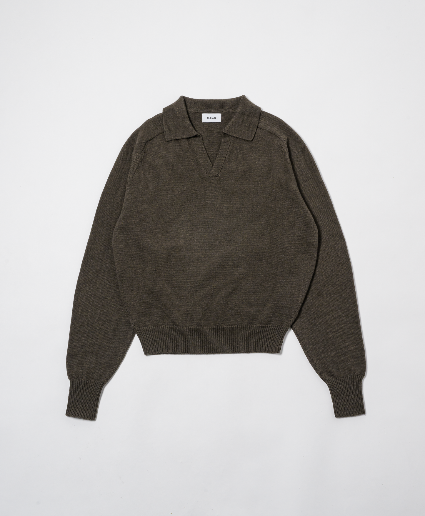 COTTON WOOL SKIPPER KNIT POLO