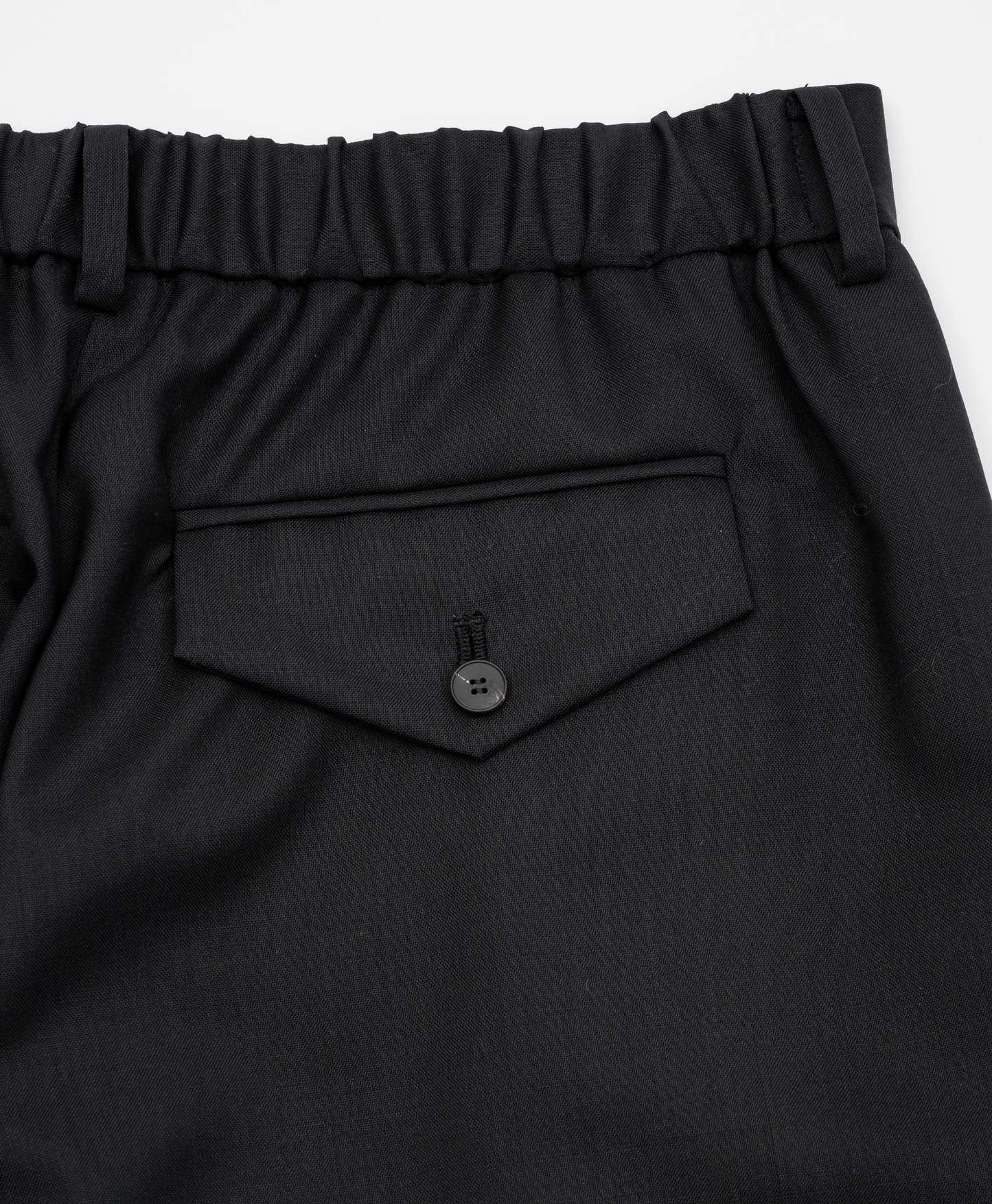 2TUCK WIDE STRAIGHT WOOL TROUSERS