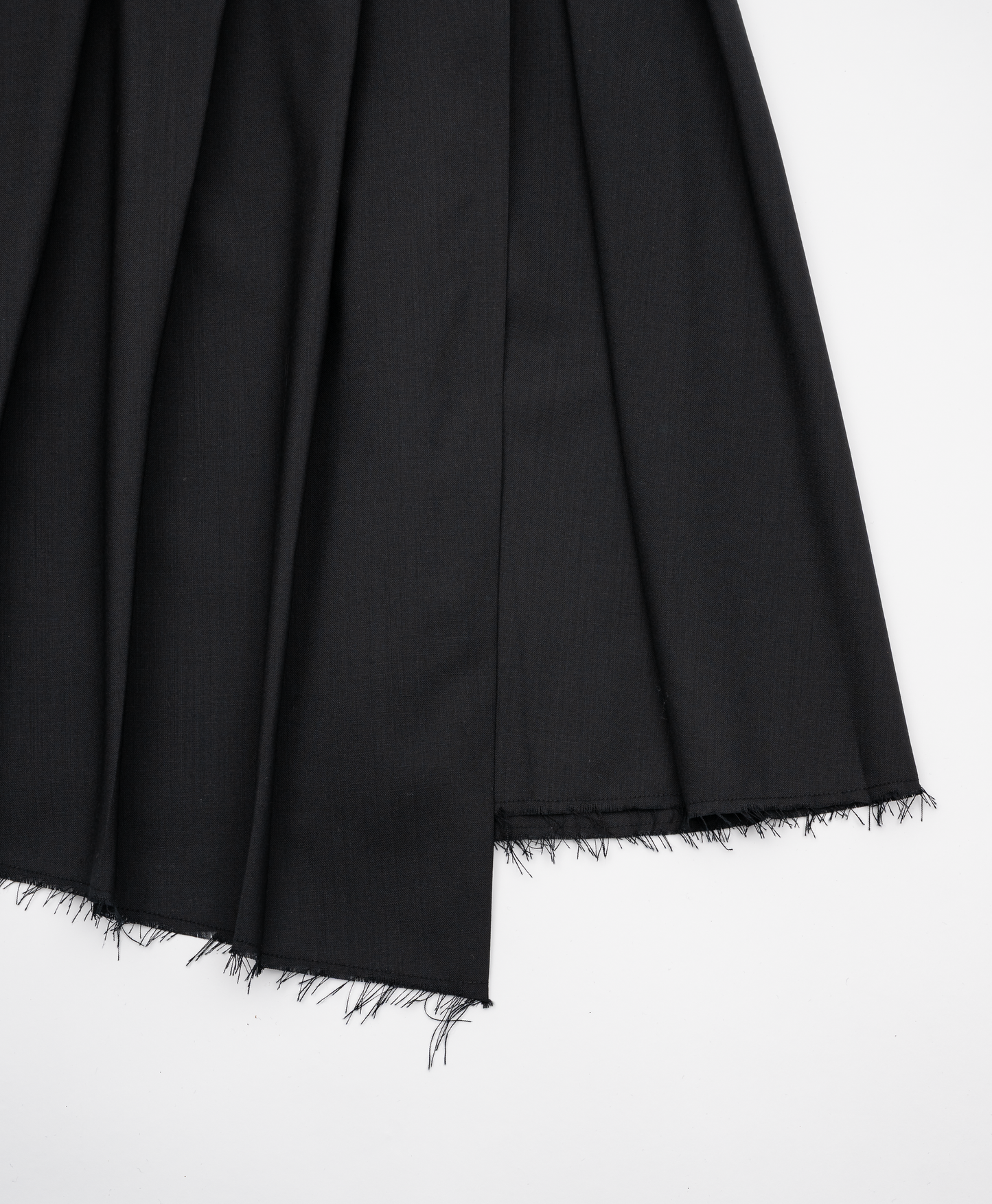 ASYMMETRY WOOL WRAP SKIRT