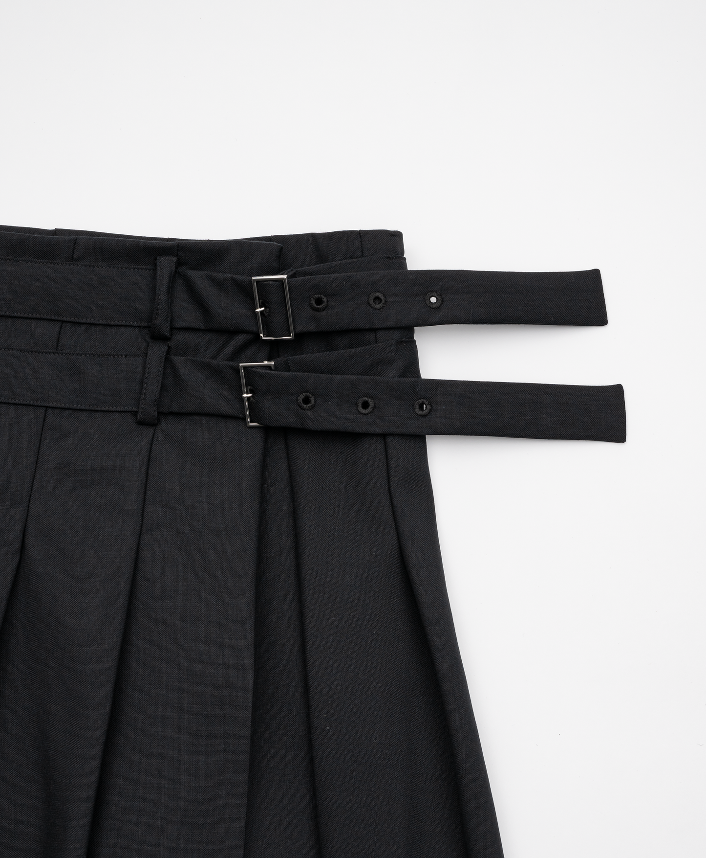 ASYMMETRY WOOL WRAP SKIRT