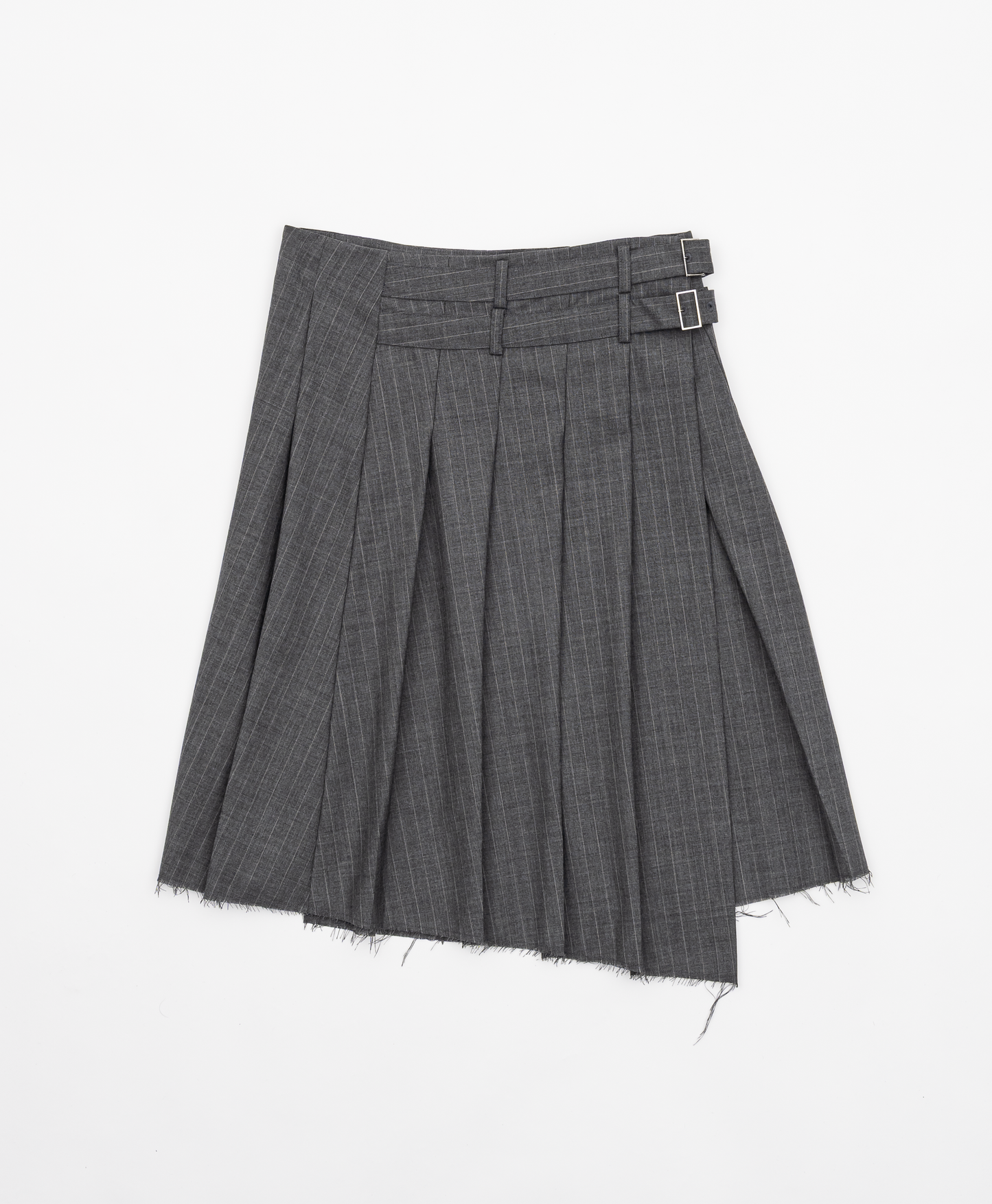 ASYMMETRY WOOL WRAP SKIRT