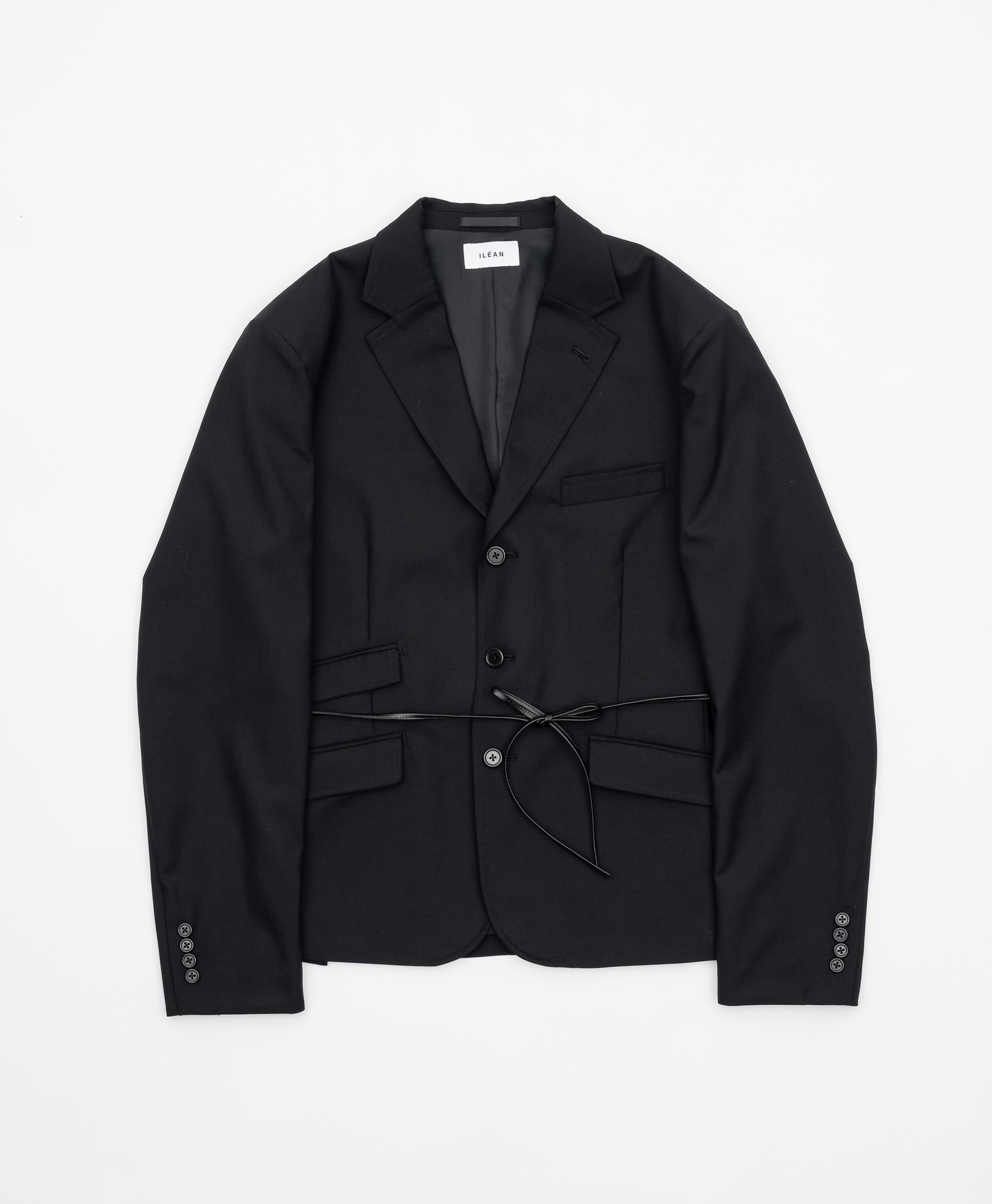 3B SINGLE-BREASTED WOOL JACKET