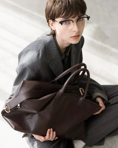 TIMELESS LEATHER BOSTON BAG