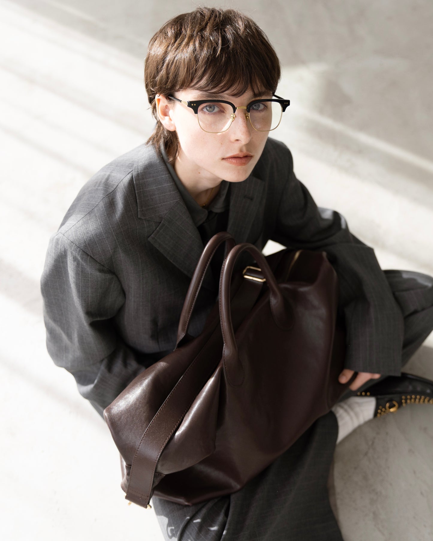 TIMELESS LEATHER BOSTON BAG