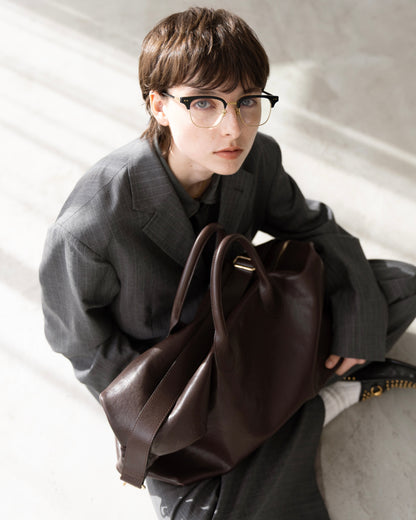TIMELESS LEATHER BOSTON BAG