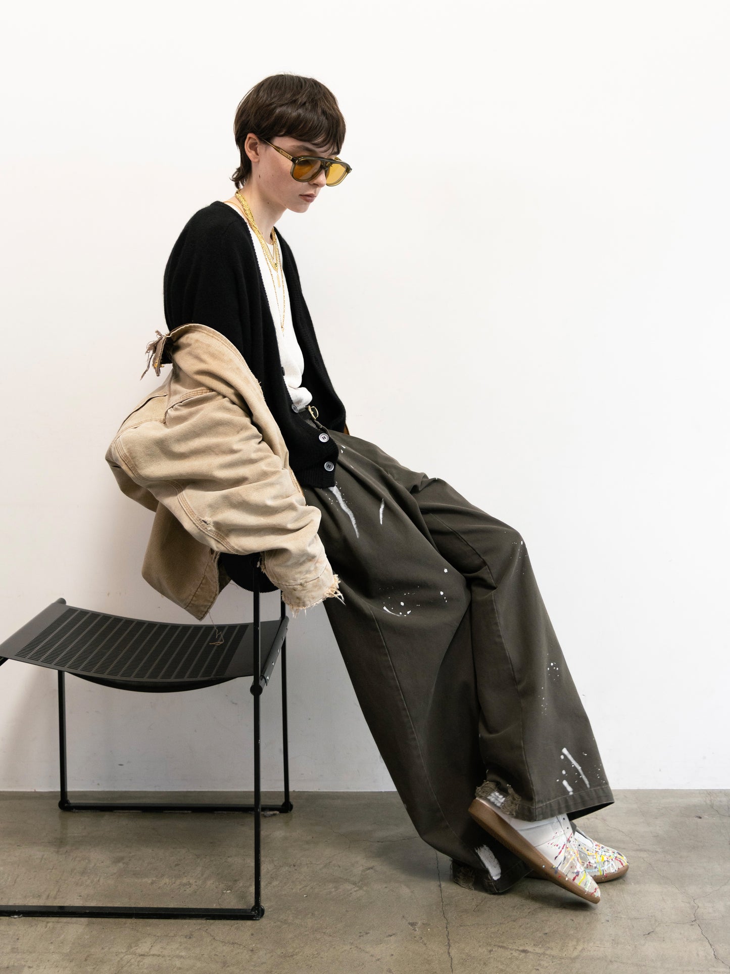 Dickies Exclusive for ILÉAN Vintage Paint Baggy Pants