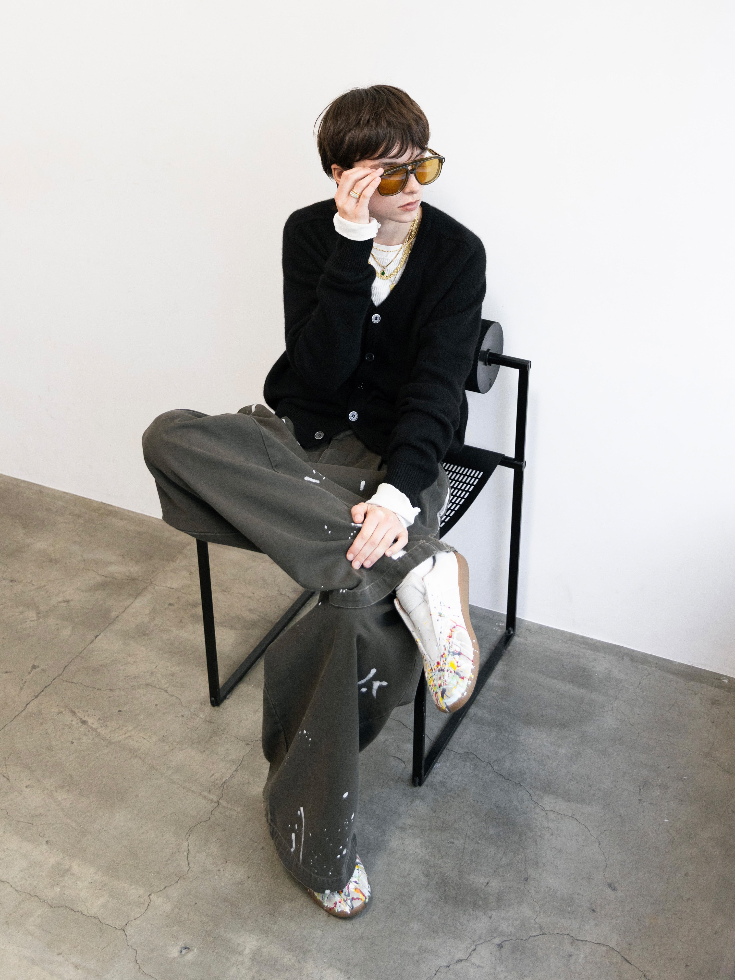 DICKIES EXCLUSIVE FOR ILÉAN VINTAGE PAINT BAGGY PANTS – ILEAN