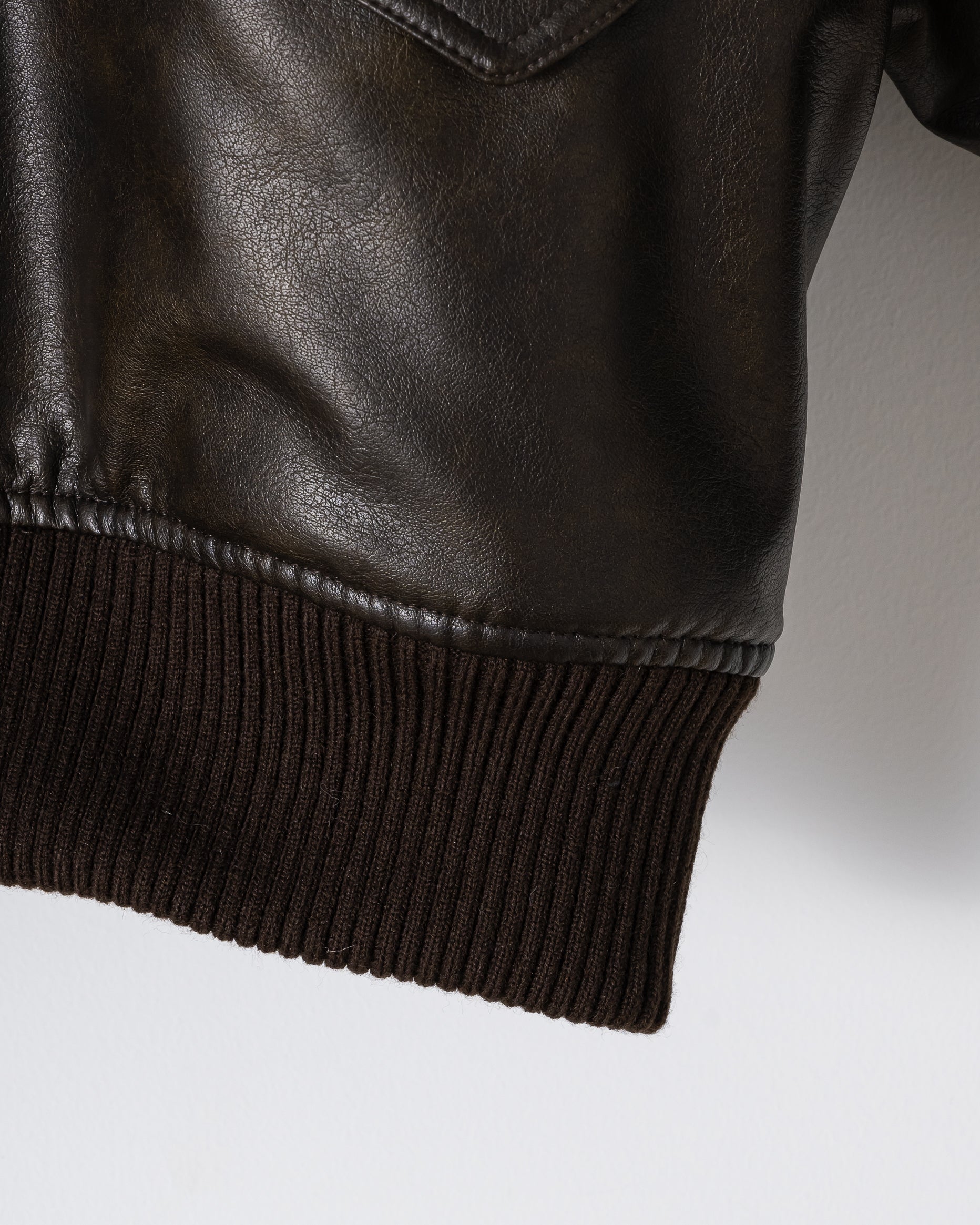 2WAY VOLUME FLIGHT JACKET / BROWN – ILEAN