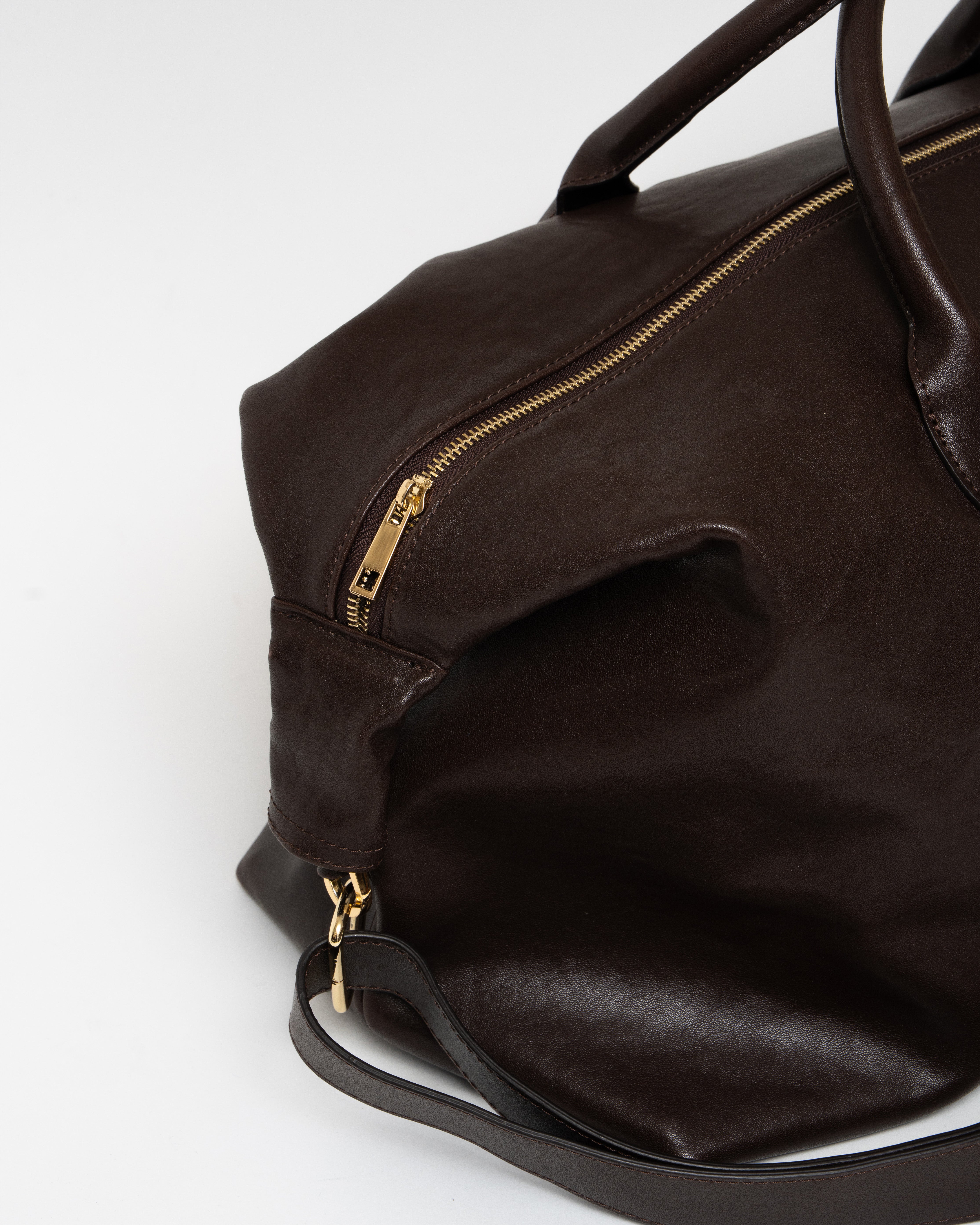 TIMELESS LEATHER BOSTON BAG / BROWN – ILEAN