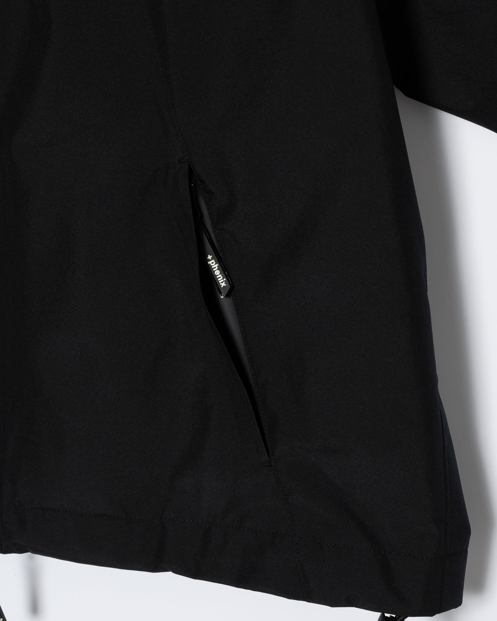 URBAN SHELL JACKET _ +phenix GORE-TEX WINDSTOPPER / BLACK – ILEAN