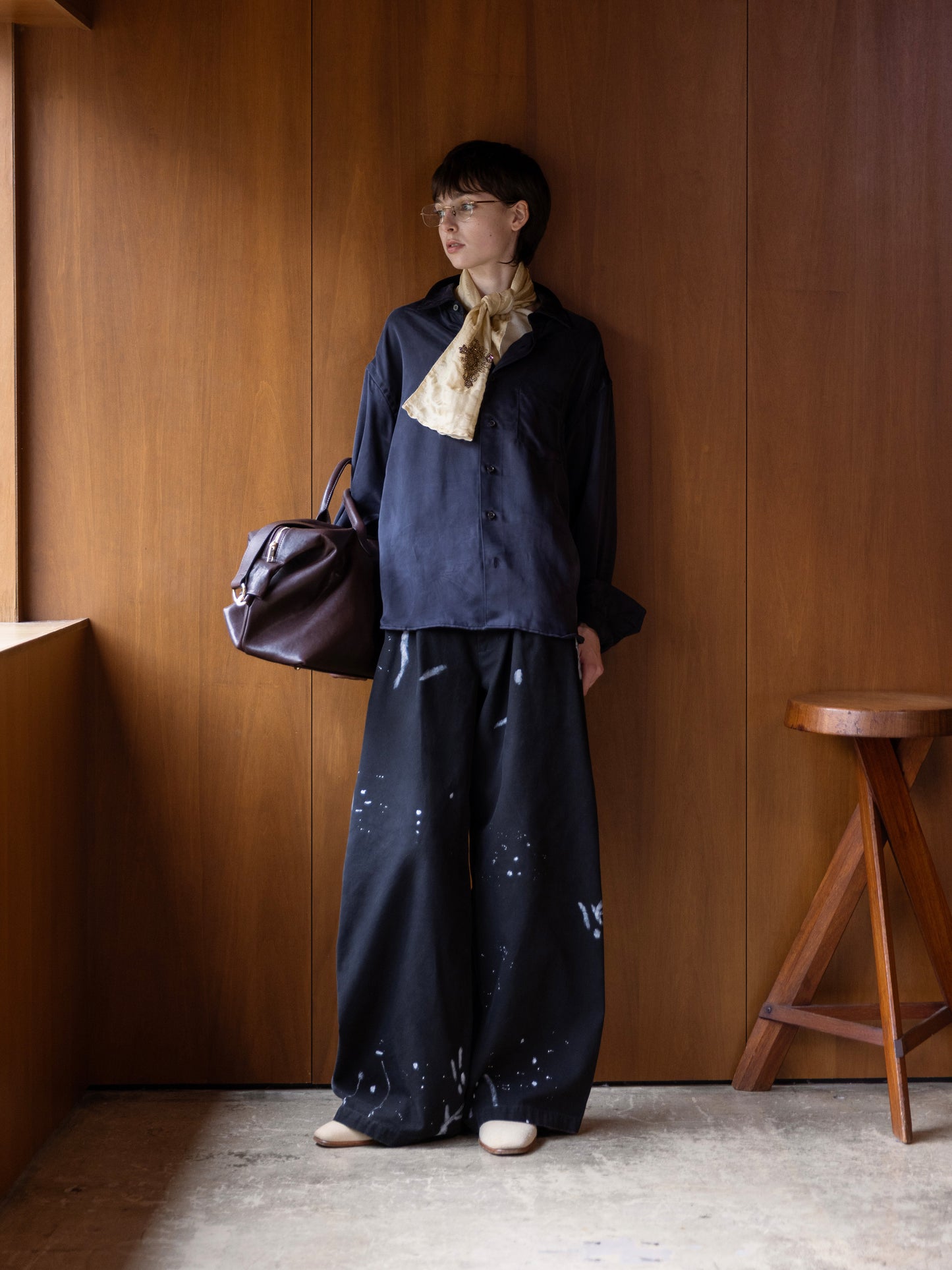 Dickies Exclusive for ILÉAN Vintage Paint Baggy Pants