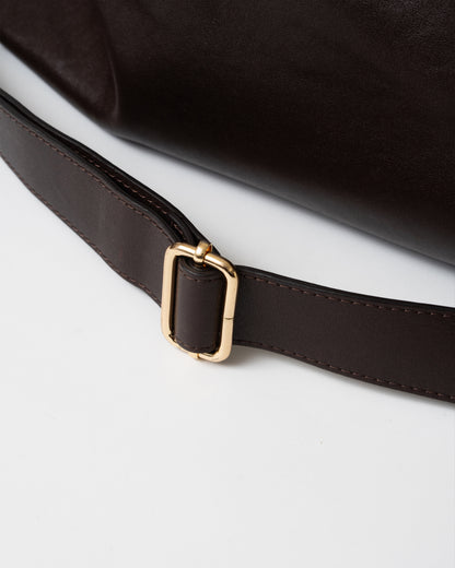 TIMELESS LEATHER BOSTON BAG / BROWN
