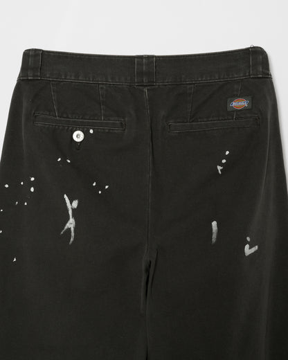 DICKIES EXCLUSIVE FOR ILÉAN VINTAGE PAINT BAGGY PANTS / CHARCOAL GRAY
