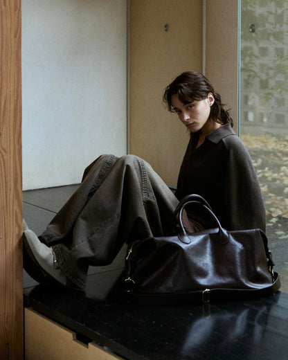 TIMELESS LEATHER BOSTON BAG