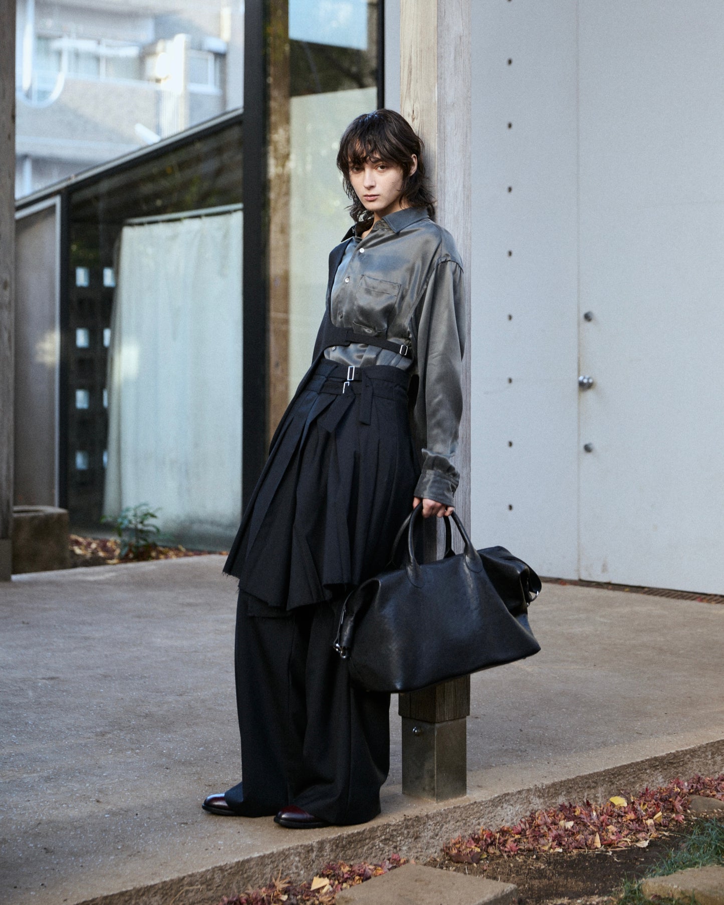 TIMELESS LEATHER BOSTON BAG