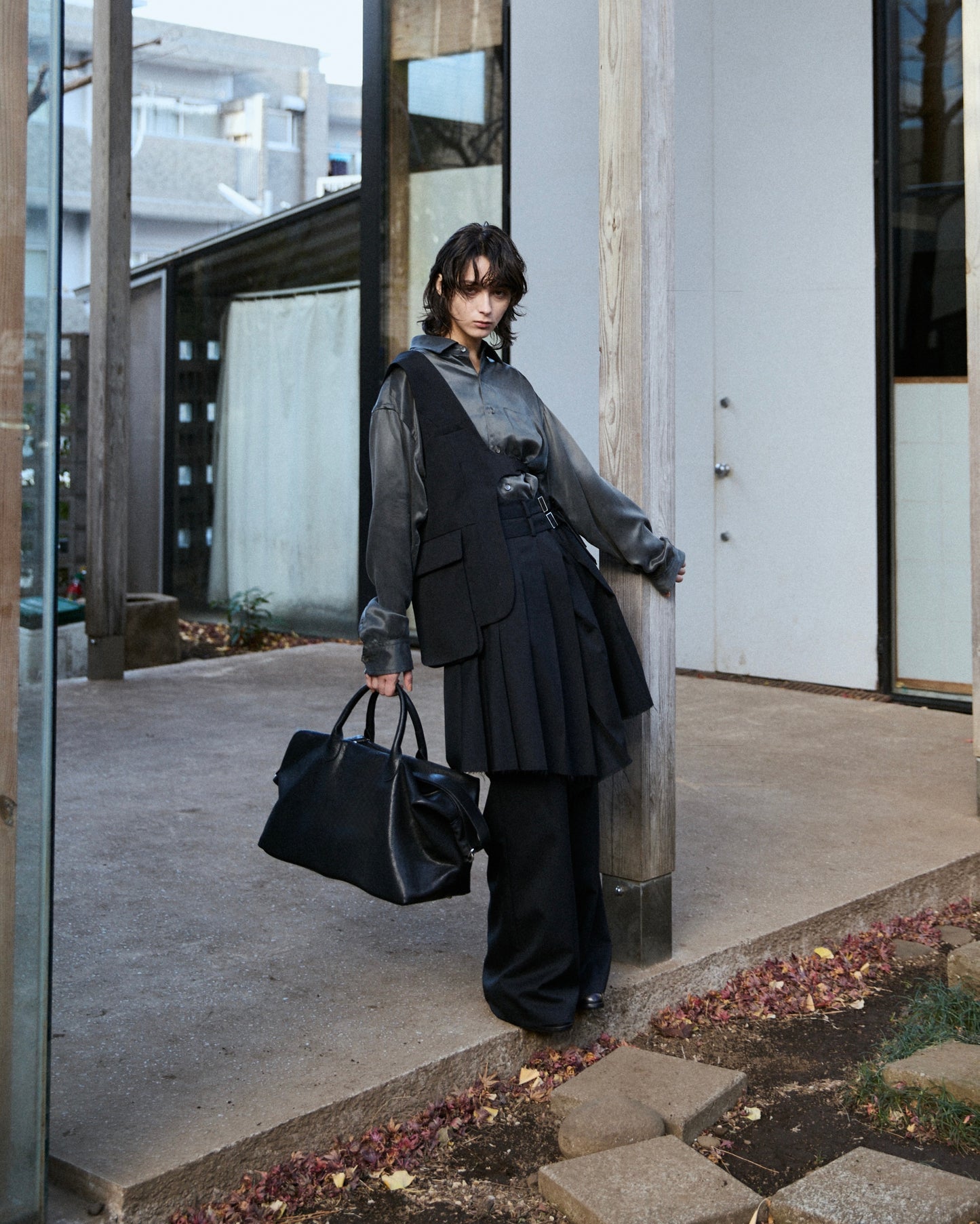 TIMELESS LEATHER BOSTON BAG