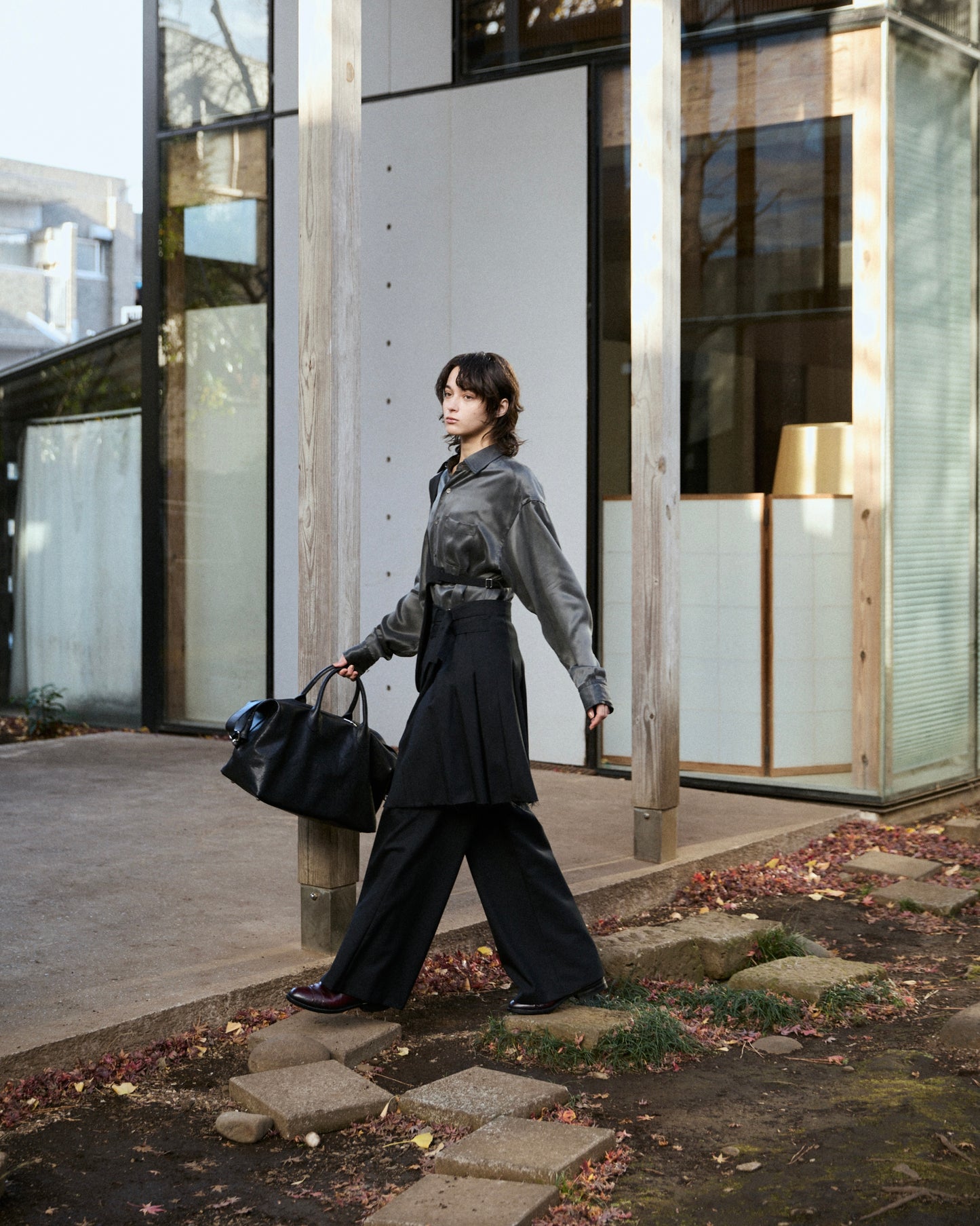 TIMELESS LEATHER BOSTON BAG