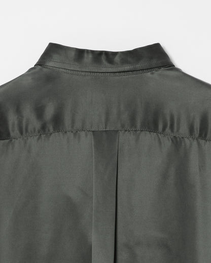 REFINED MINIMAL CUPRO SHIRT / KHAKI