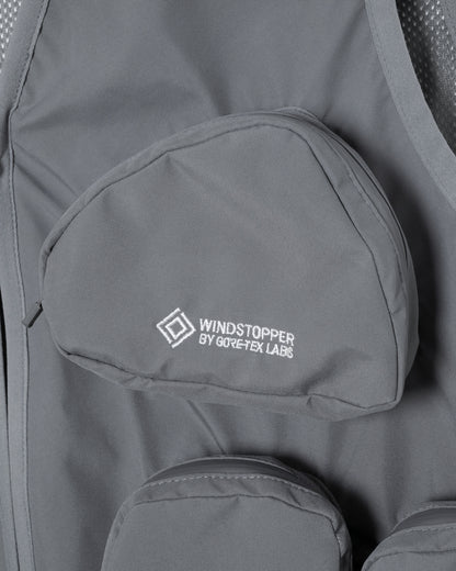 URBAN UTILITY VEST _ +phenix GORE-TEX WINDSTOPPER / GRAY