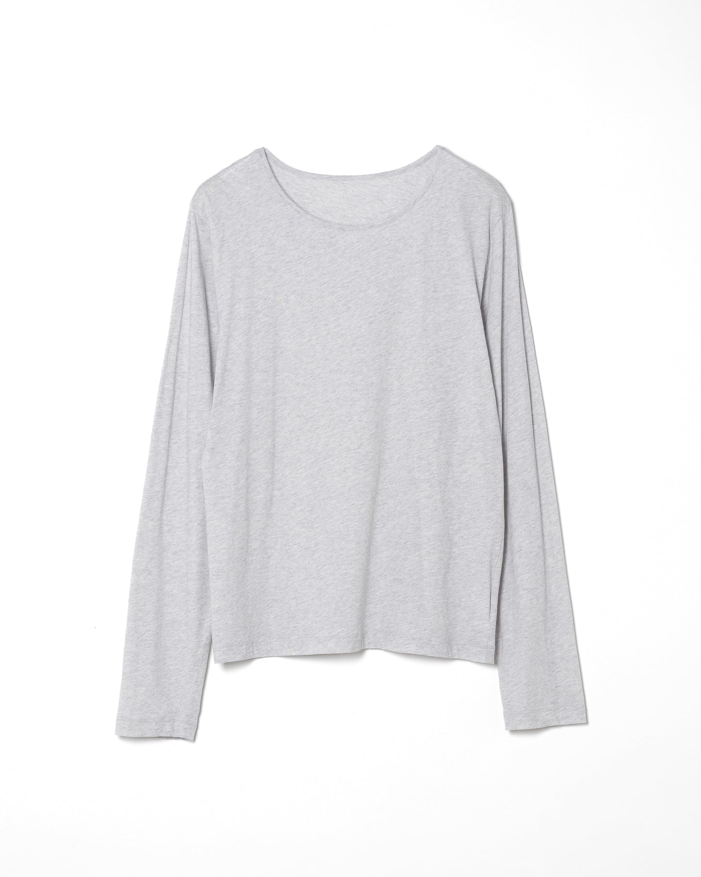 TULLE MODULAR LAYERED LONG SLEEVE T-SHIRT ⁡/ GRAY