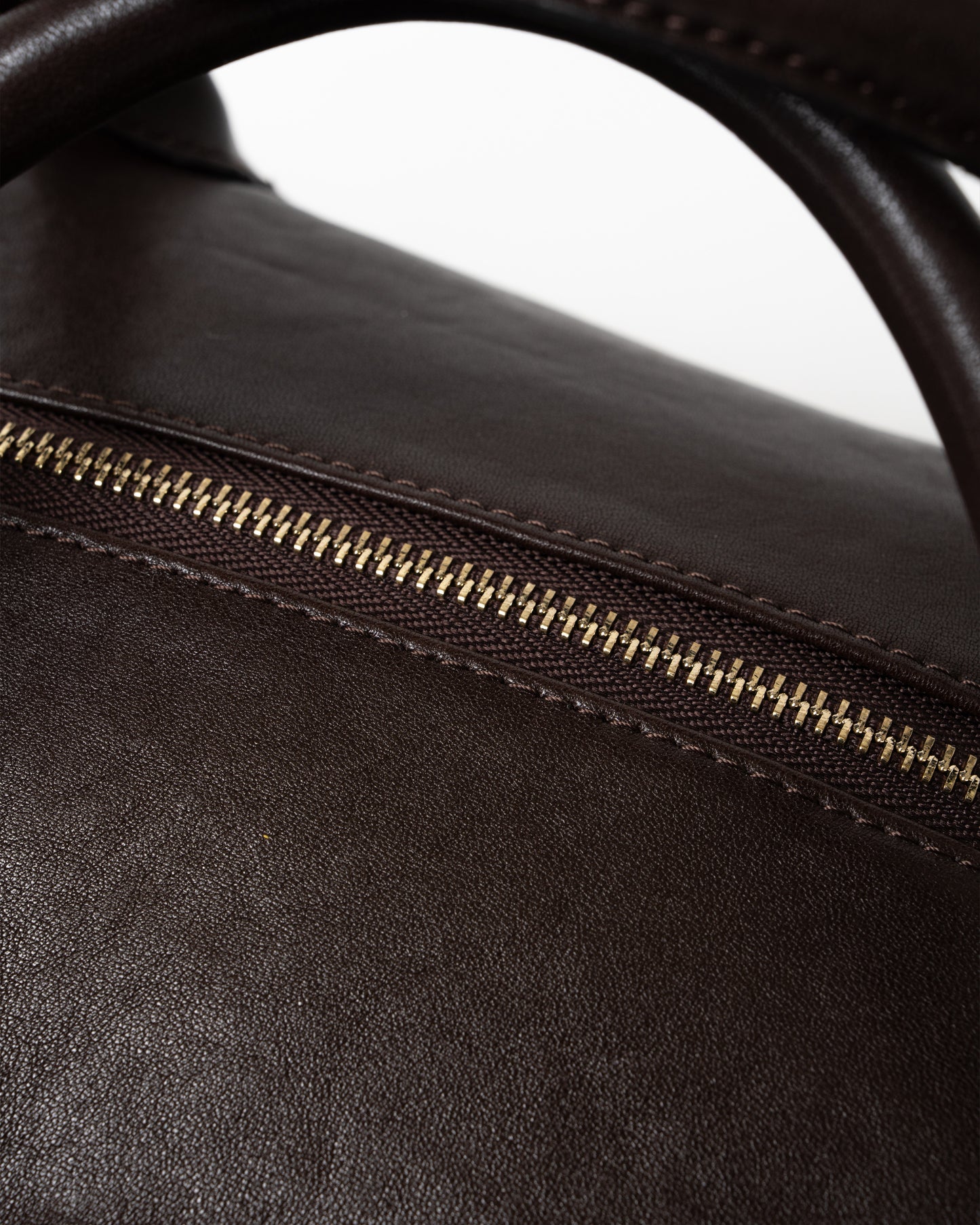 TIMELESS LEATHER BOSTON BAG / BROWN