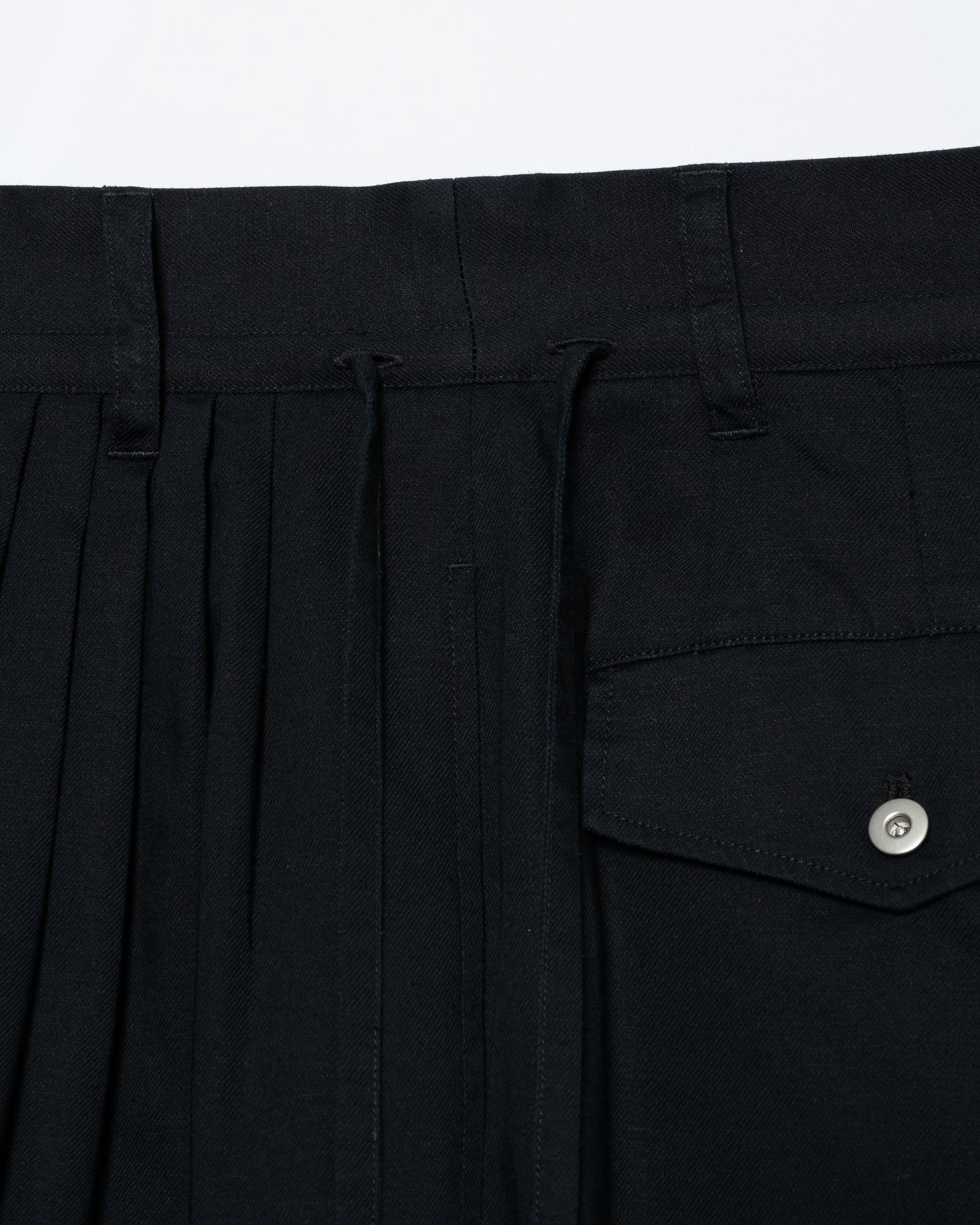 AUTHENTIC LINEN WIDE SLACKS / NAVY