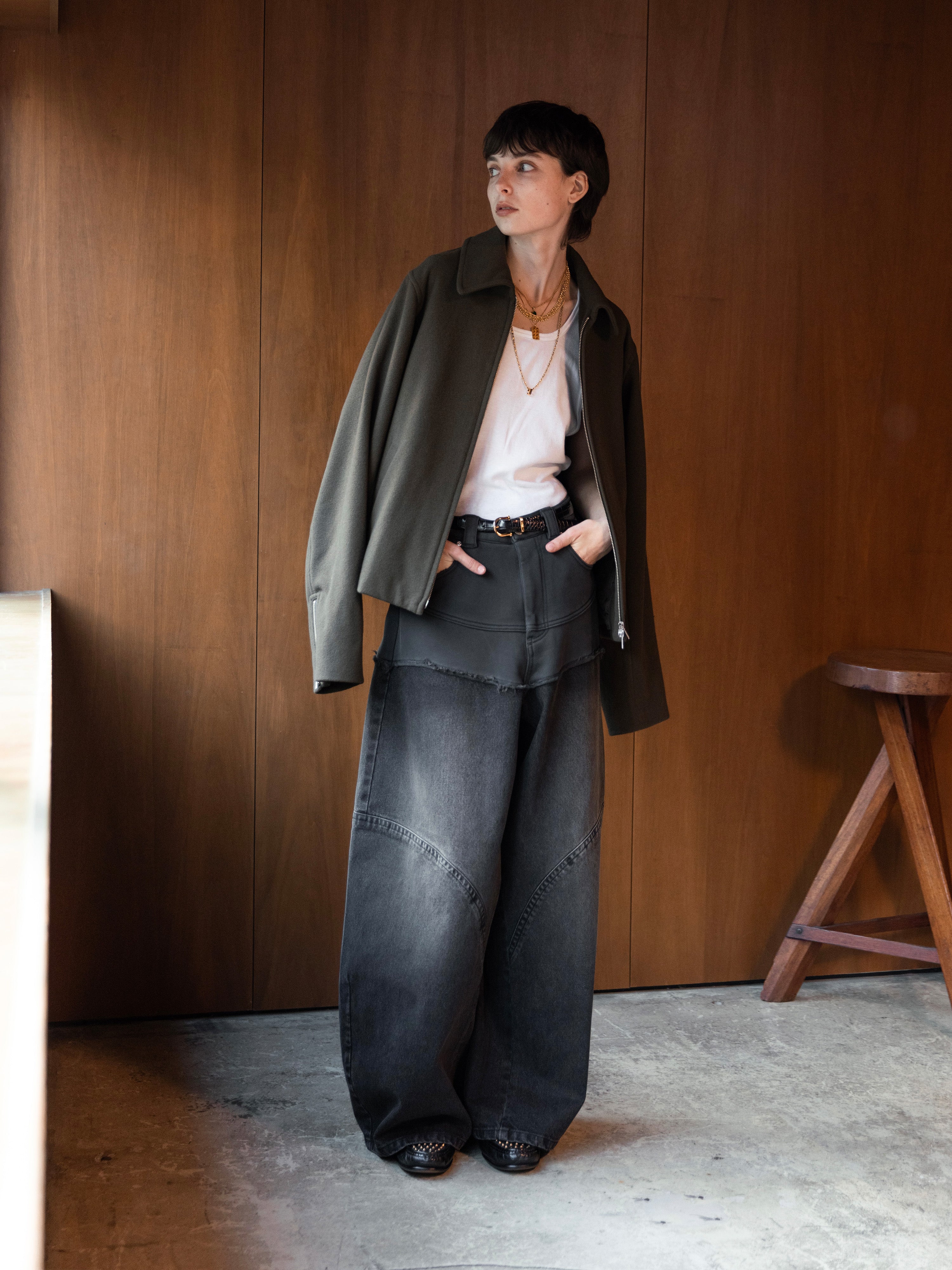 パンツ ILEAN Hybrid Docking Denim pants HYBRID DOCKING DENIM PANTS – ILEAN