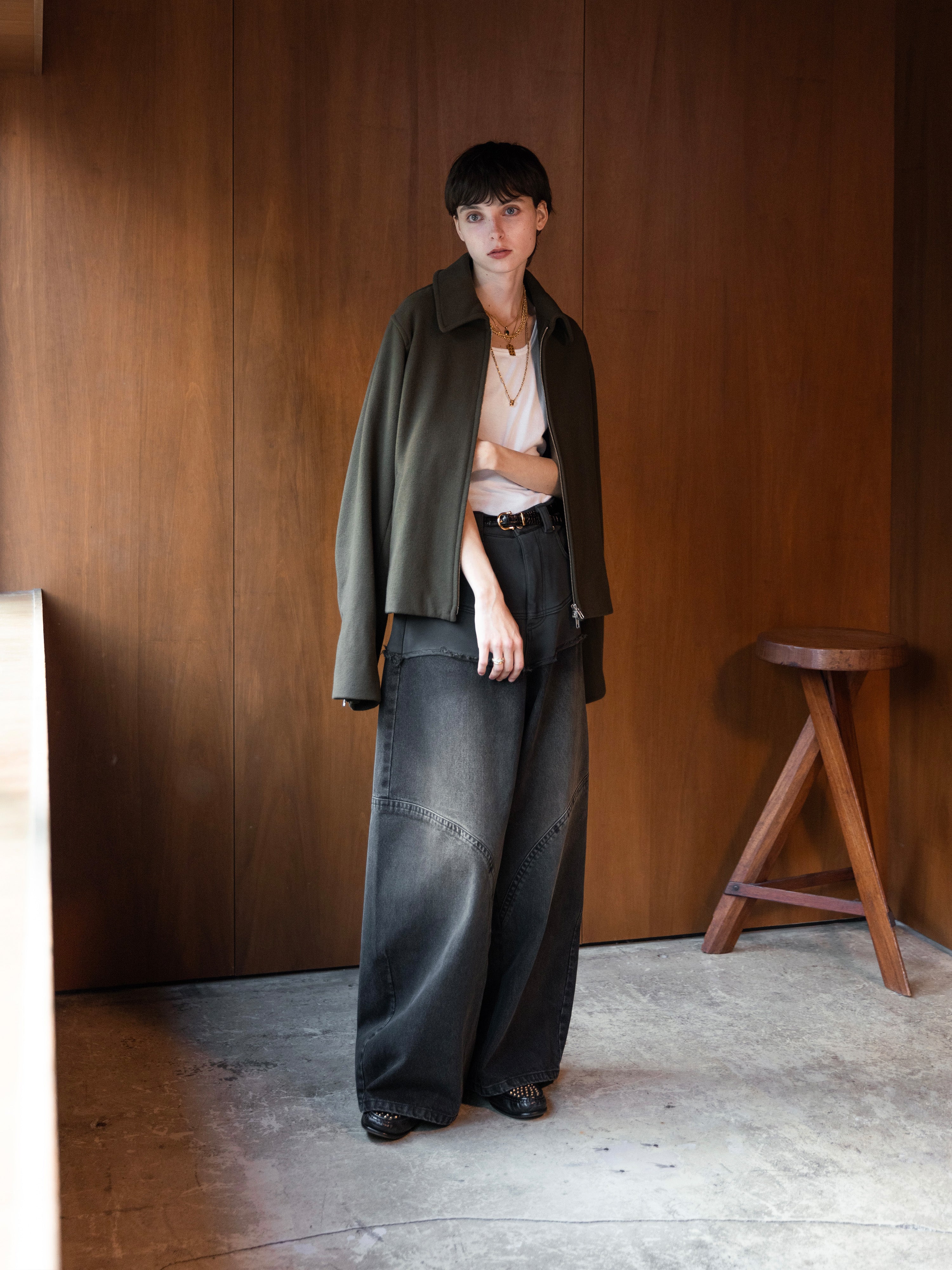 パンツ ILEAN Hybrid Docking Denim pants HYBRID DOCKING DENIM PANTS – ILEAN