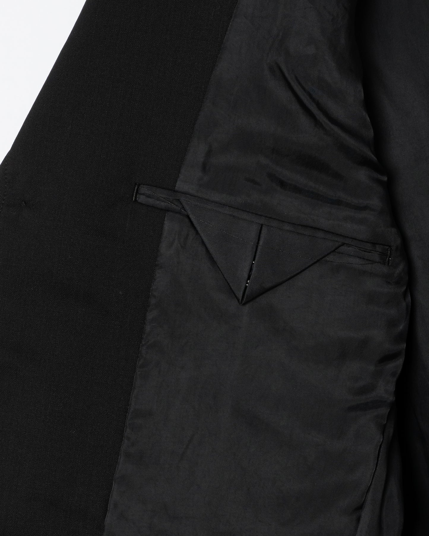3B SINGLE-BREASTED WOOL JACKET / BLACK