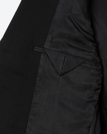 3B SINGLE-BREASTED WOOL JACKET / BLACK