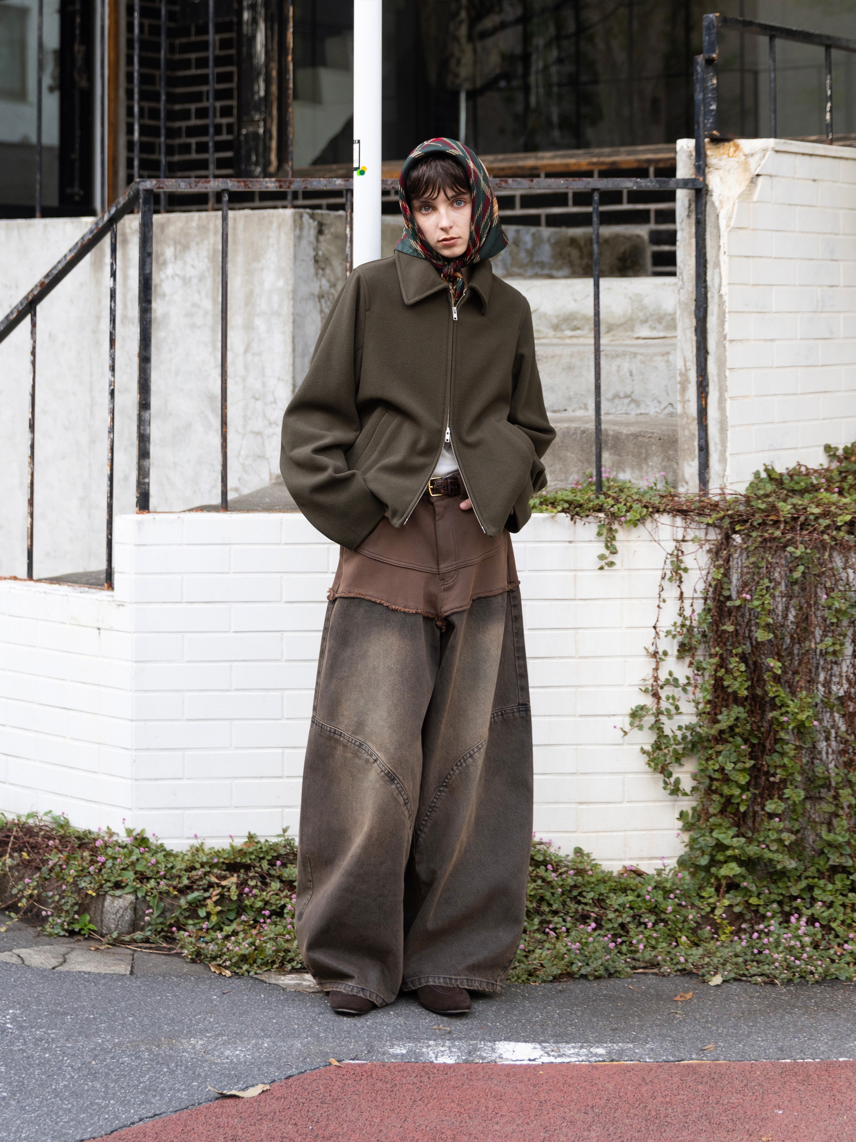 パンツ ILEAN Hybrid Docking Denim pants HYBRID DOCKING DENIM PANTS – ILEAN
