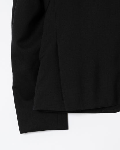 3B SINGLE-BREASTED WOOL JACKET / BLACK