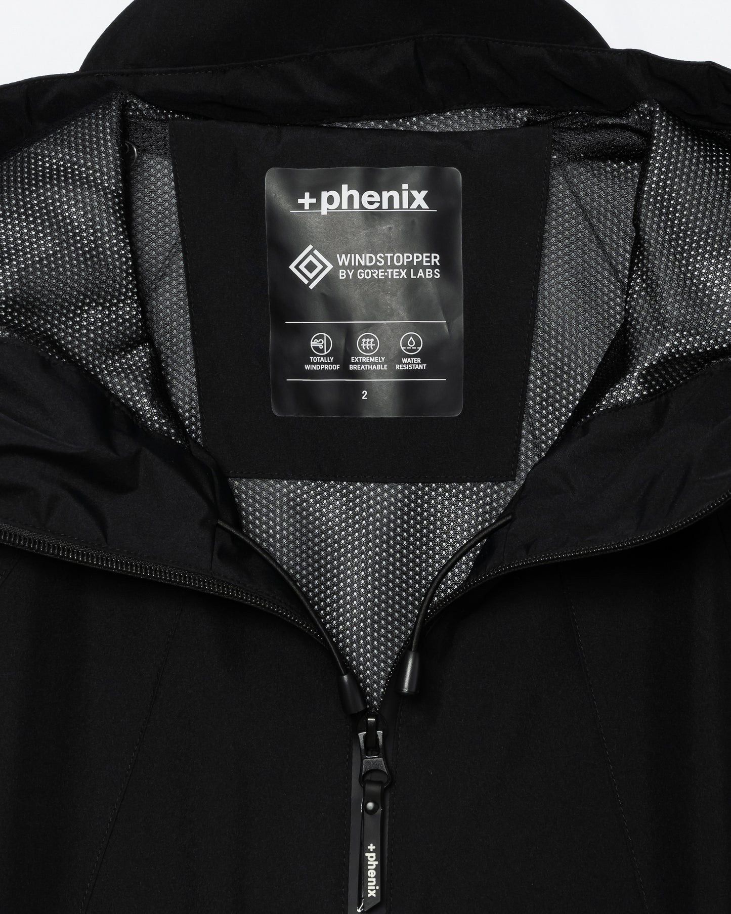 URBAN SHELL JACKET _ +phenix GORE-TEX WINDSTOPPER / BLACK