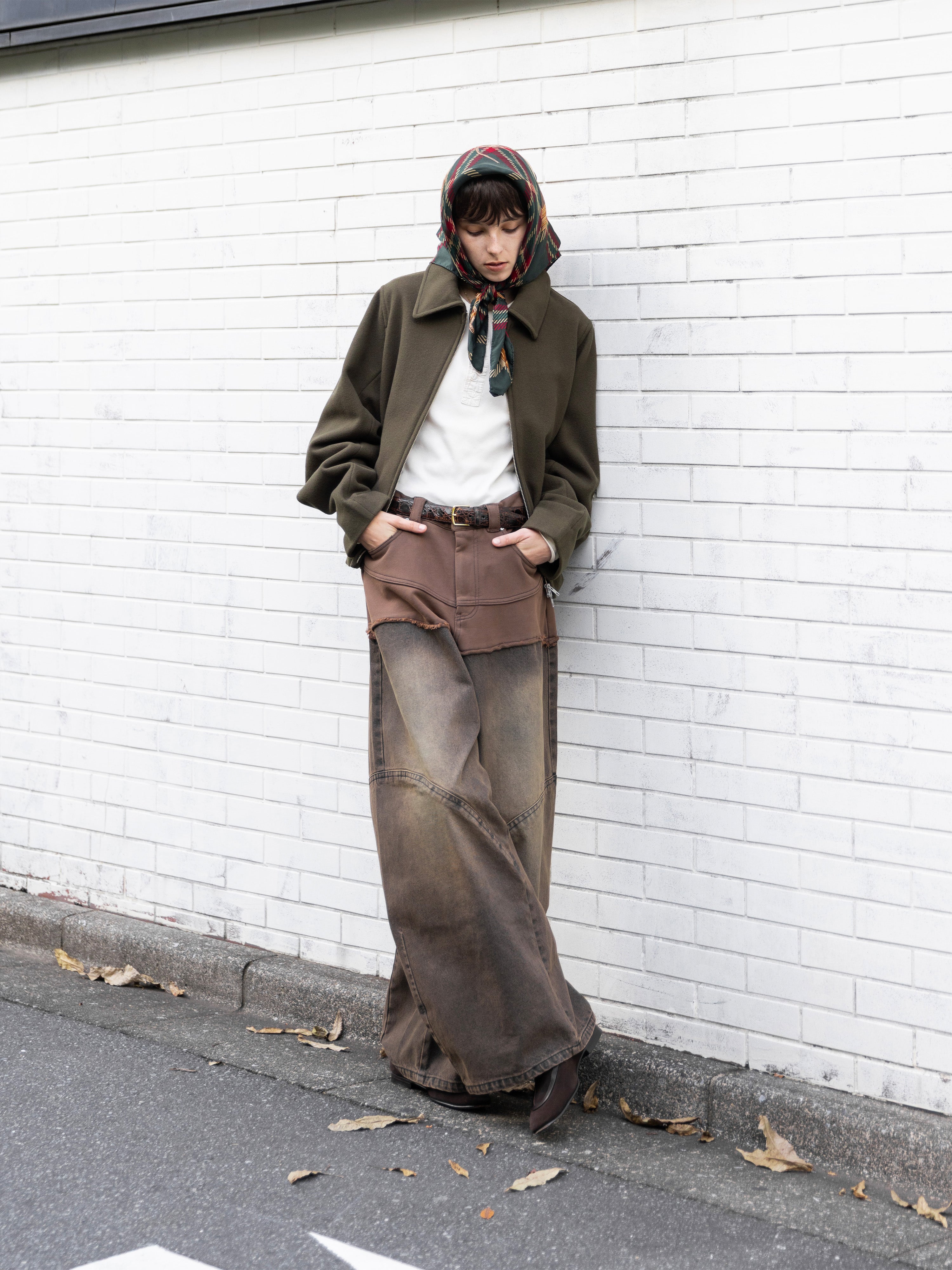 パンツ ILEAN Hybrid Docking Denim pants HYBRID DOCKING DENIM PANTS – ILEAN