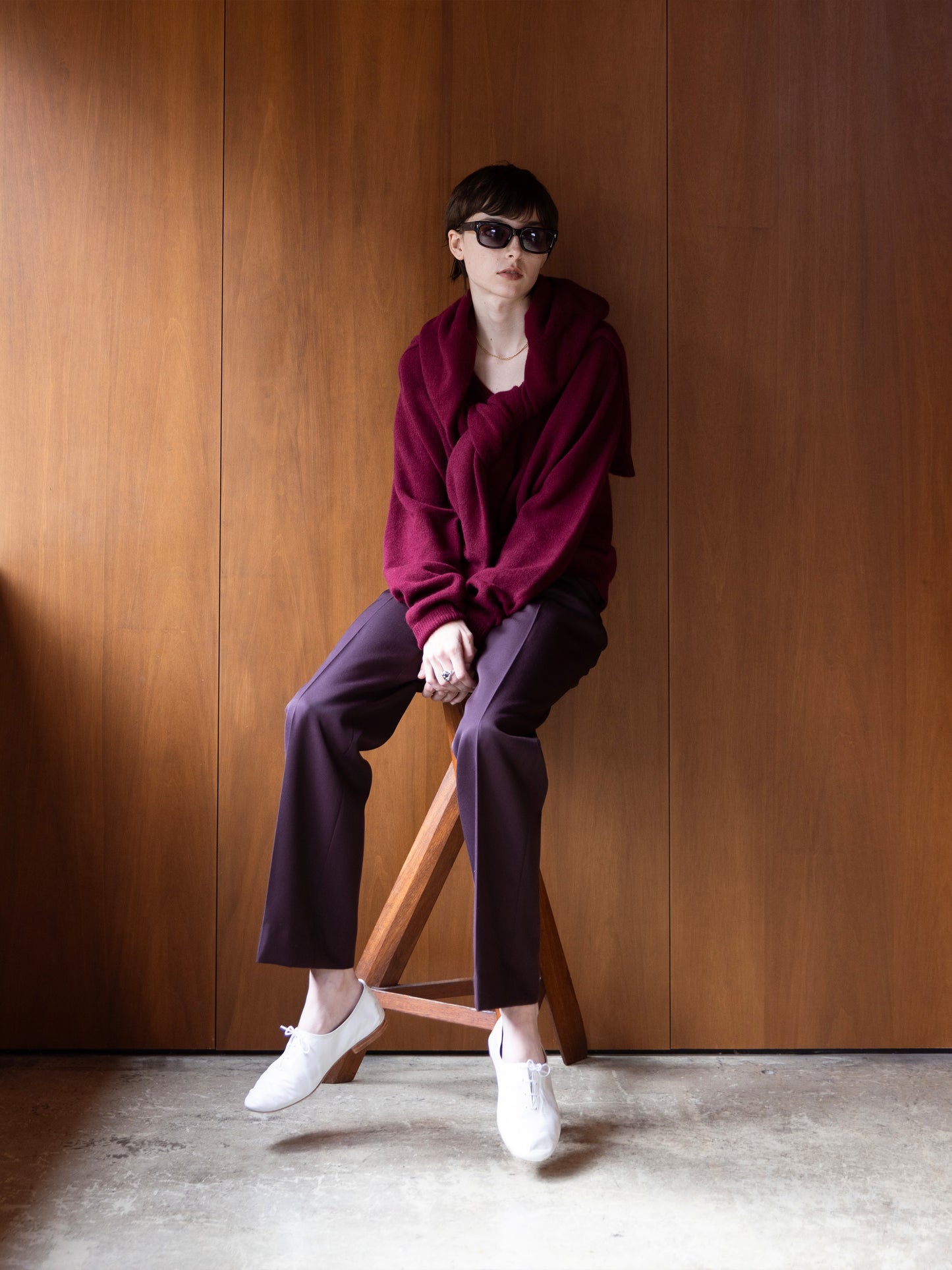 Authentic Cashmere V-Neck Knit