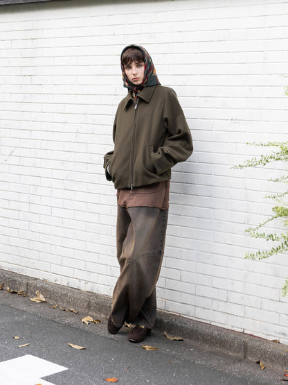 Refined Wool Short Blouson