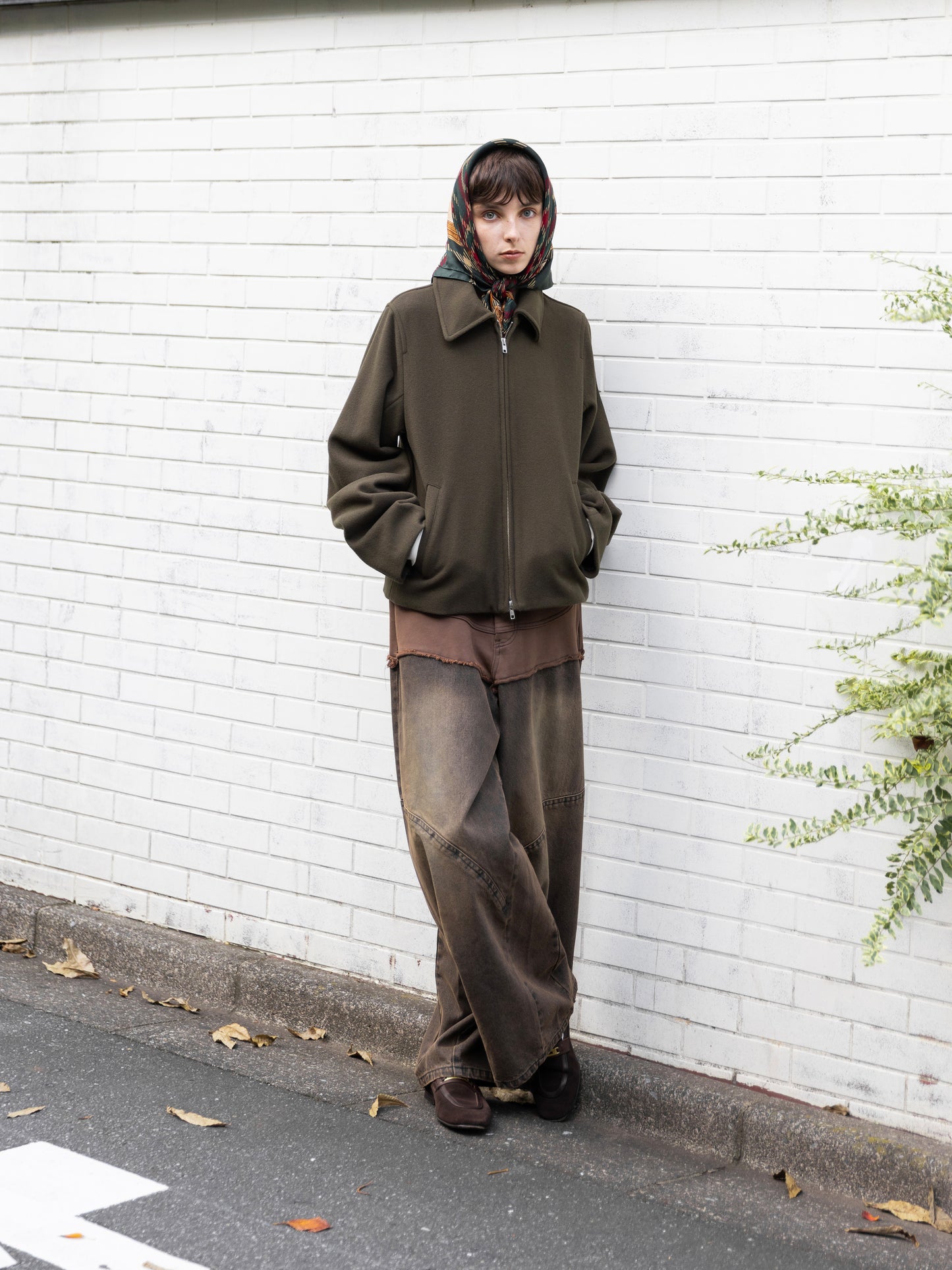 Refined Wool Short Blouson