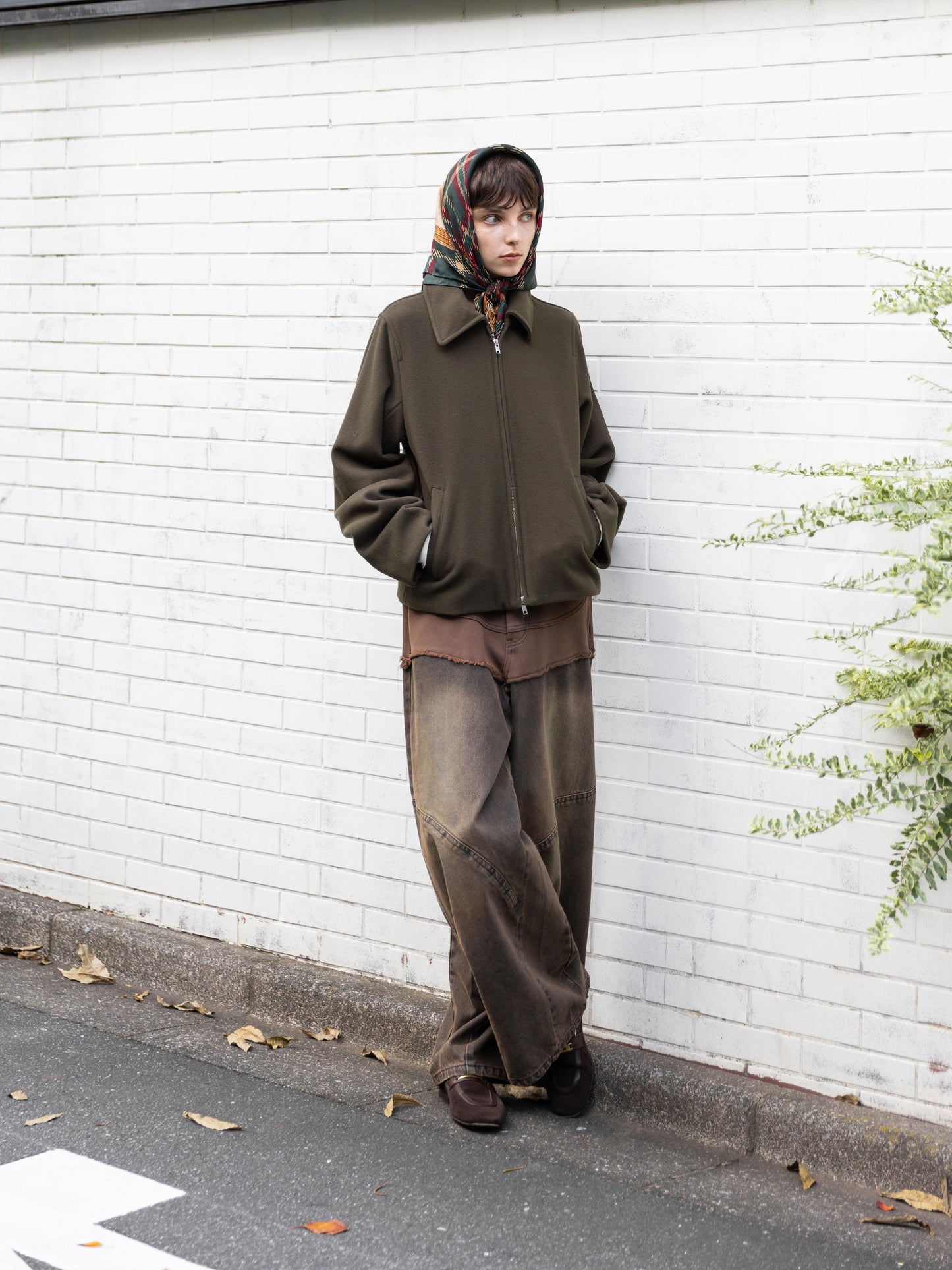 Refined Wool Short Blouson