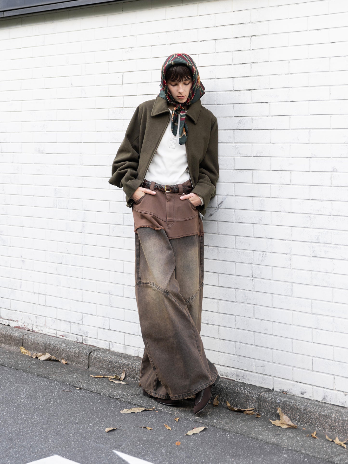 Refined Wool Short Blouson