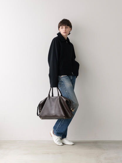 Refined Wool Short Blouson