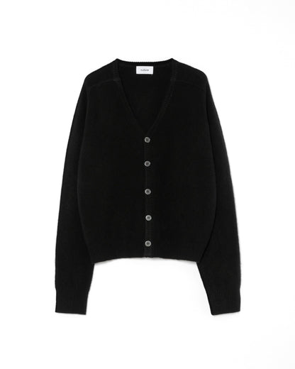 AUTHENTIC CASHMERE CARDIGAN / BLACK