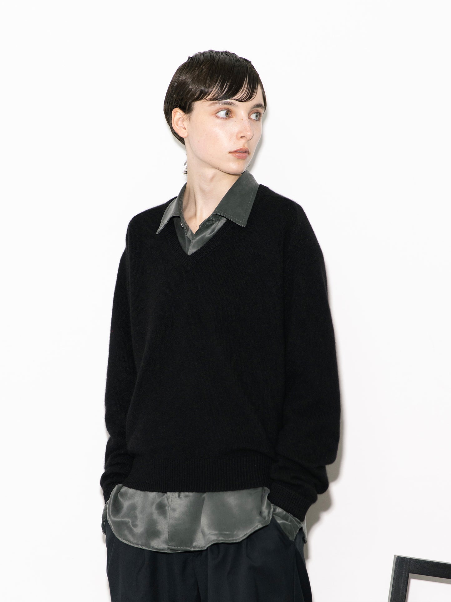 Refined Minimal Cupro Shirt