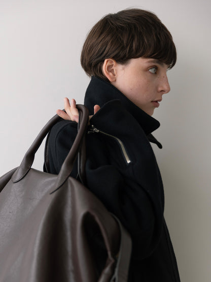 Refined Wool Short Blouson