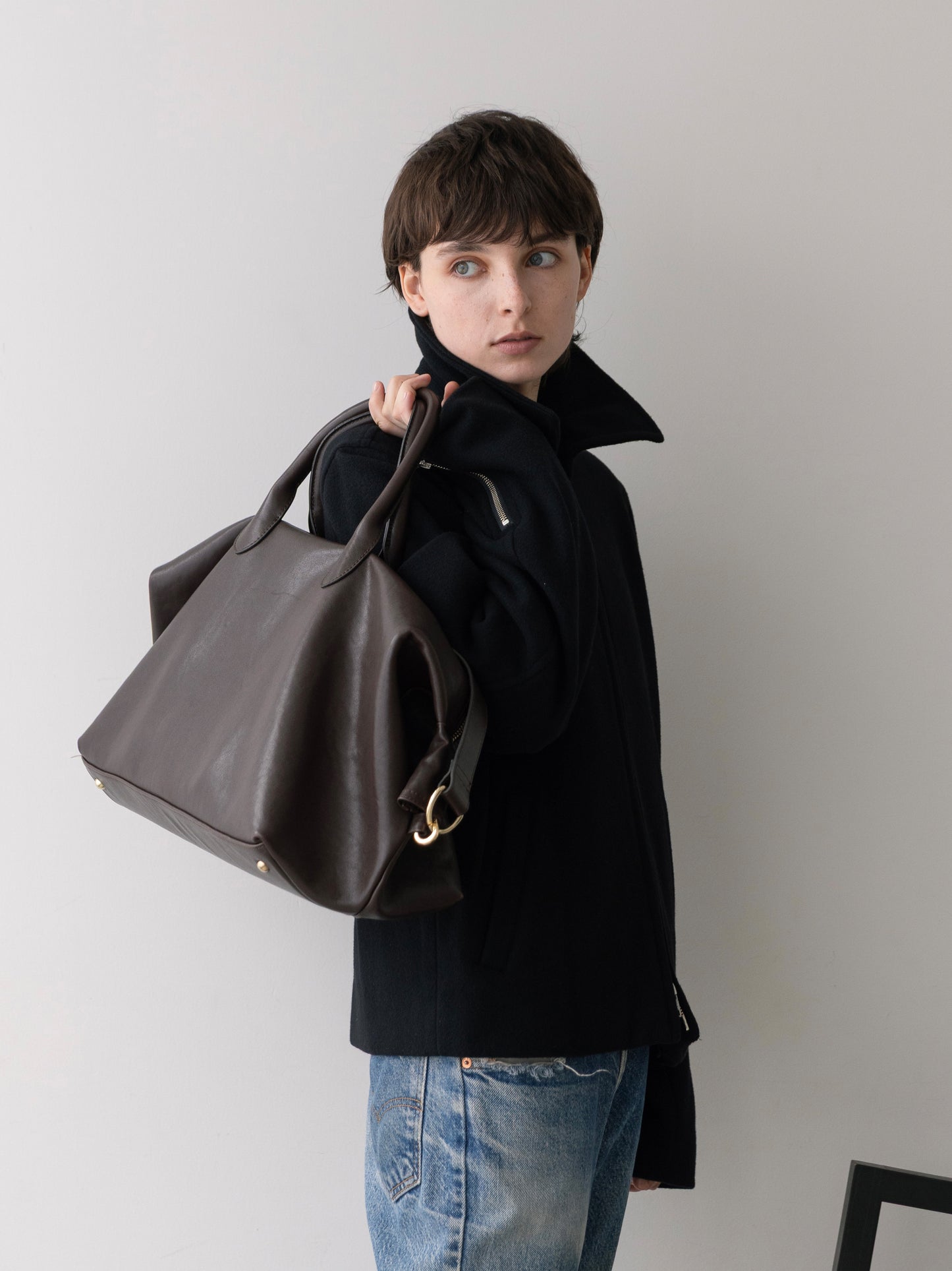 Refined Wool Short Blouson