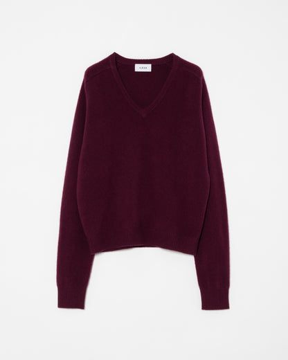 AUTHENTIC CASHMERE V-NECK KNIT